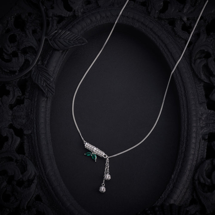 Green-Glow Chain Pendant