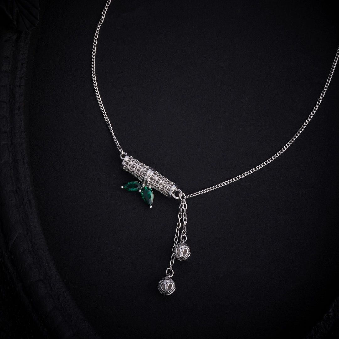 Green-Glow Chain Pendant