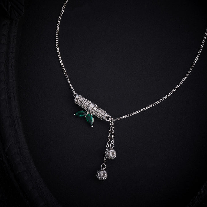 Green-Glow Chain Pendant
