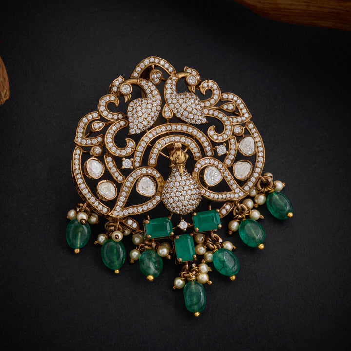 Plume Victorian Pendant Set