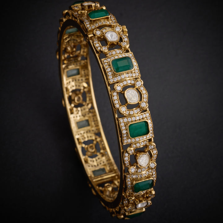 Forest Green Victorian Bangles