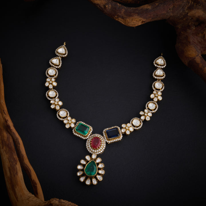 Trio-Gem Victorian Necklace