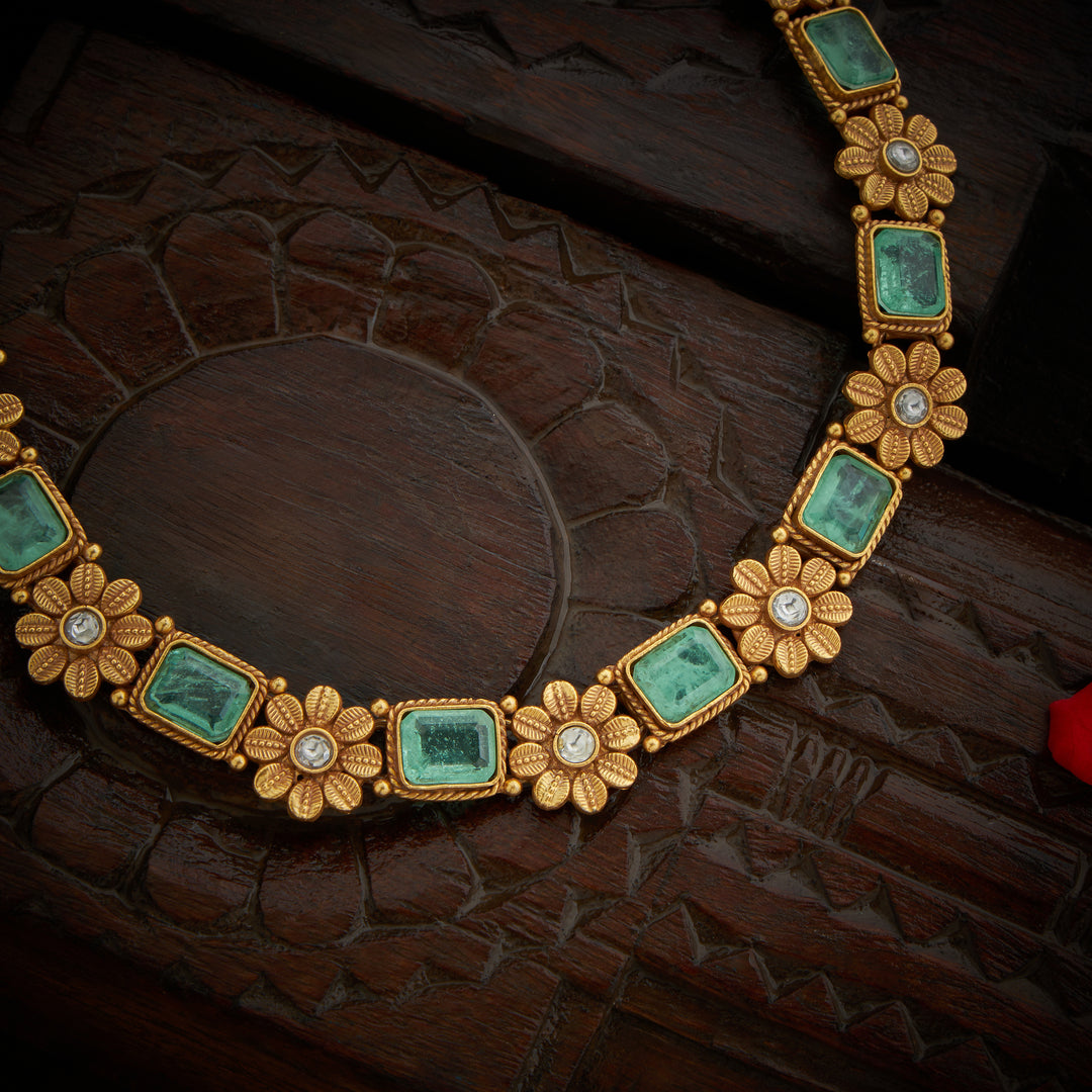 Fern & Emerald Necklace Set