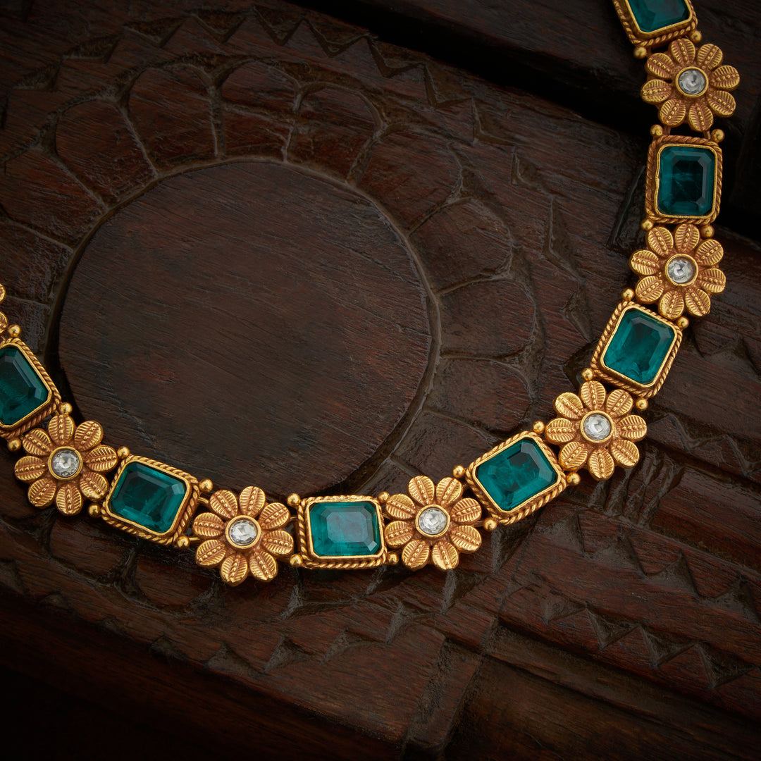 Fern & Emerald Necklace Set