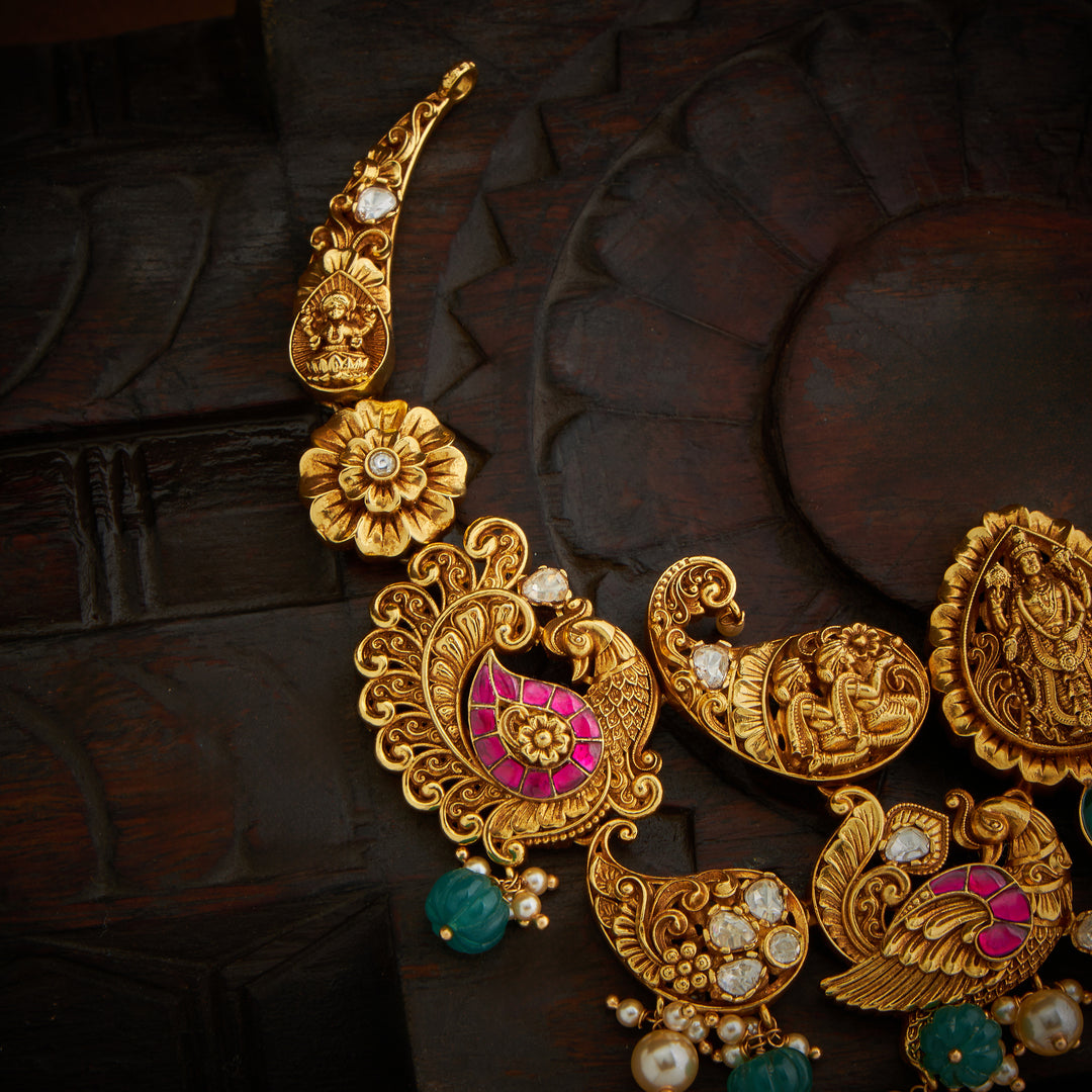 Amolik Lakshmi Necklace Set