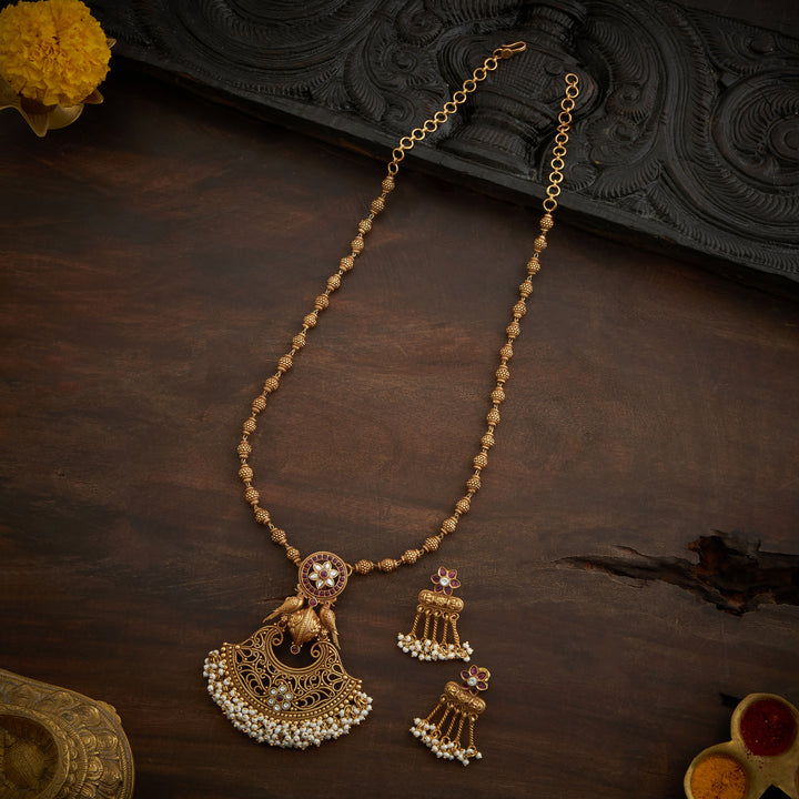 Parrot & Petals Necklace Set