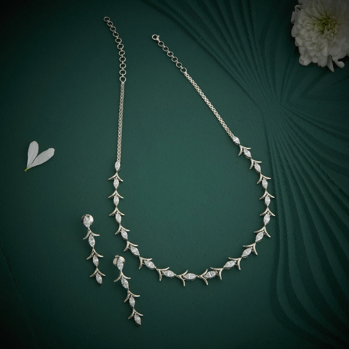 CZ Angelique Necklace Set