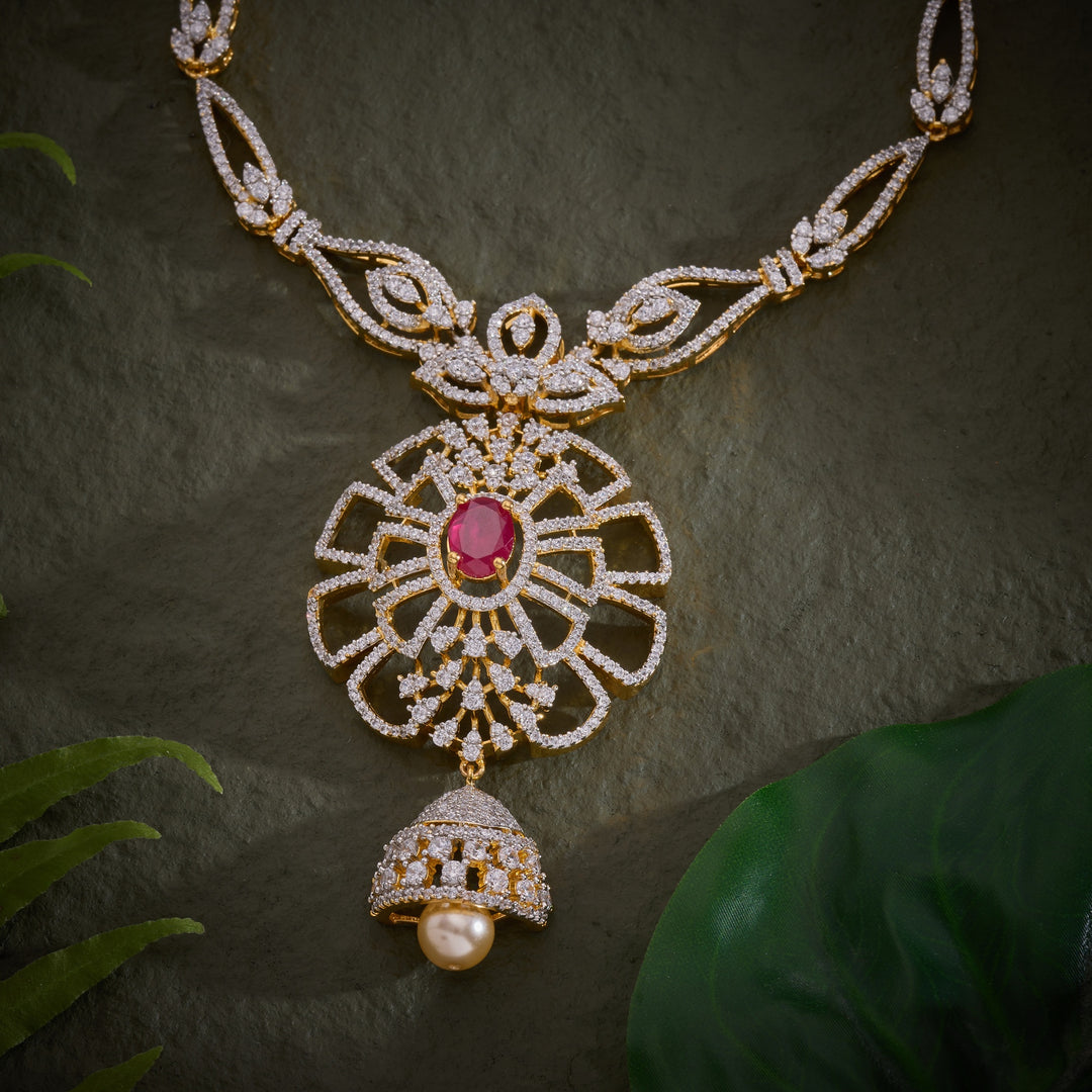 Ruby Fiora Necklace Set