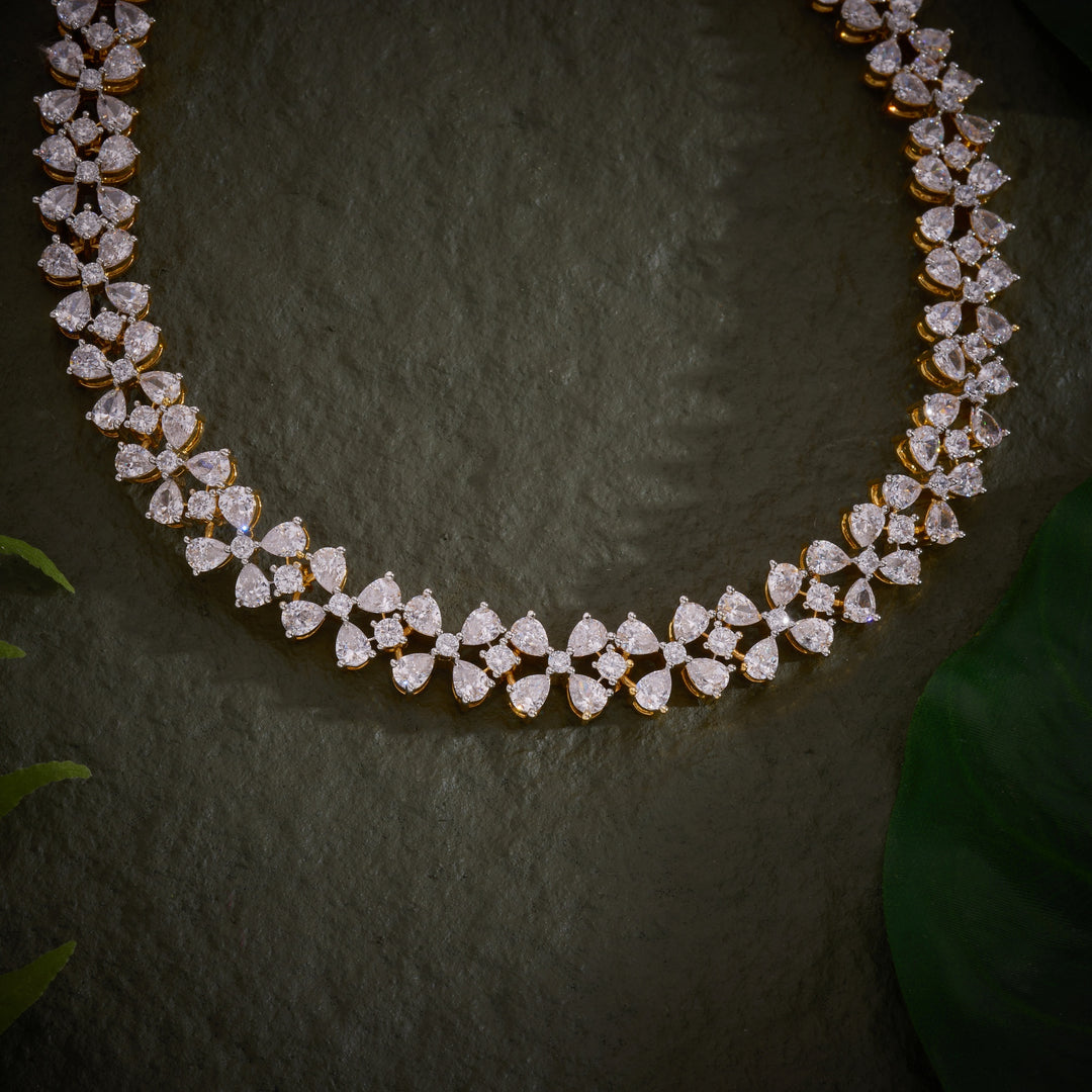 Zircadia Pear Necklace Set