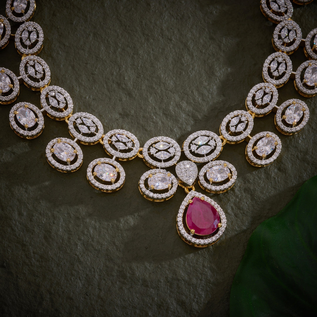 Ovarielle CZ Necklace Set
