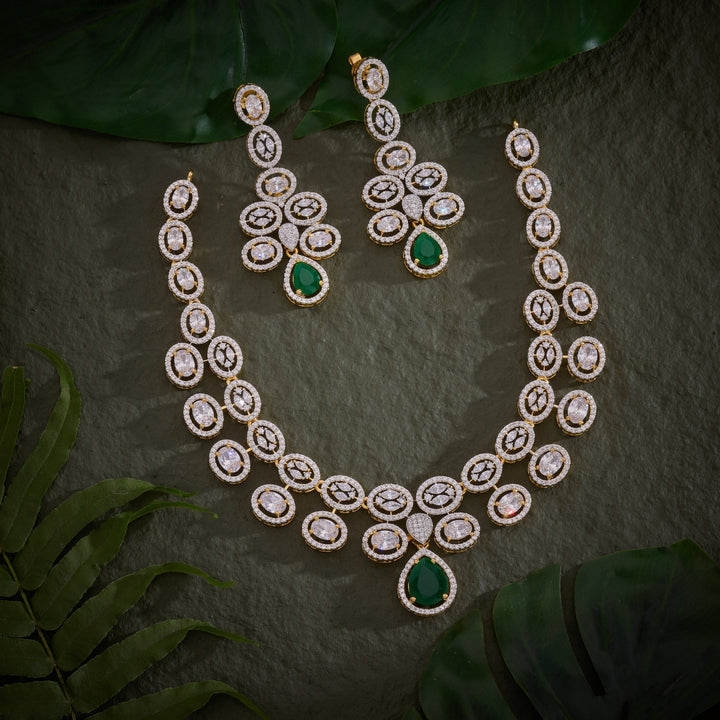 Ovarielle CZ Necklace Set