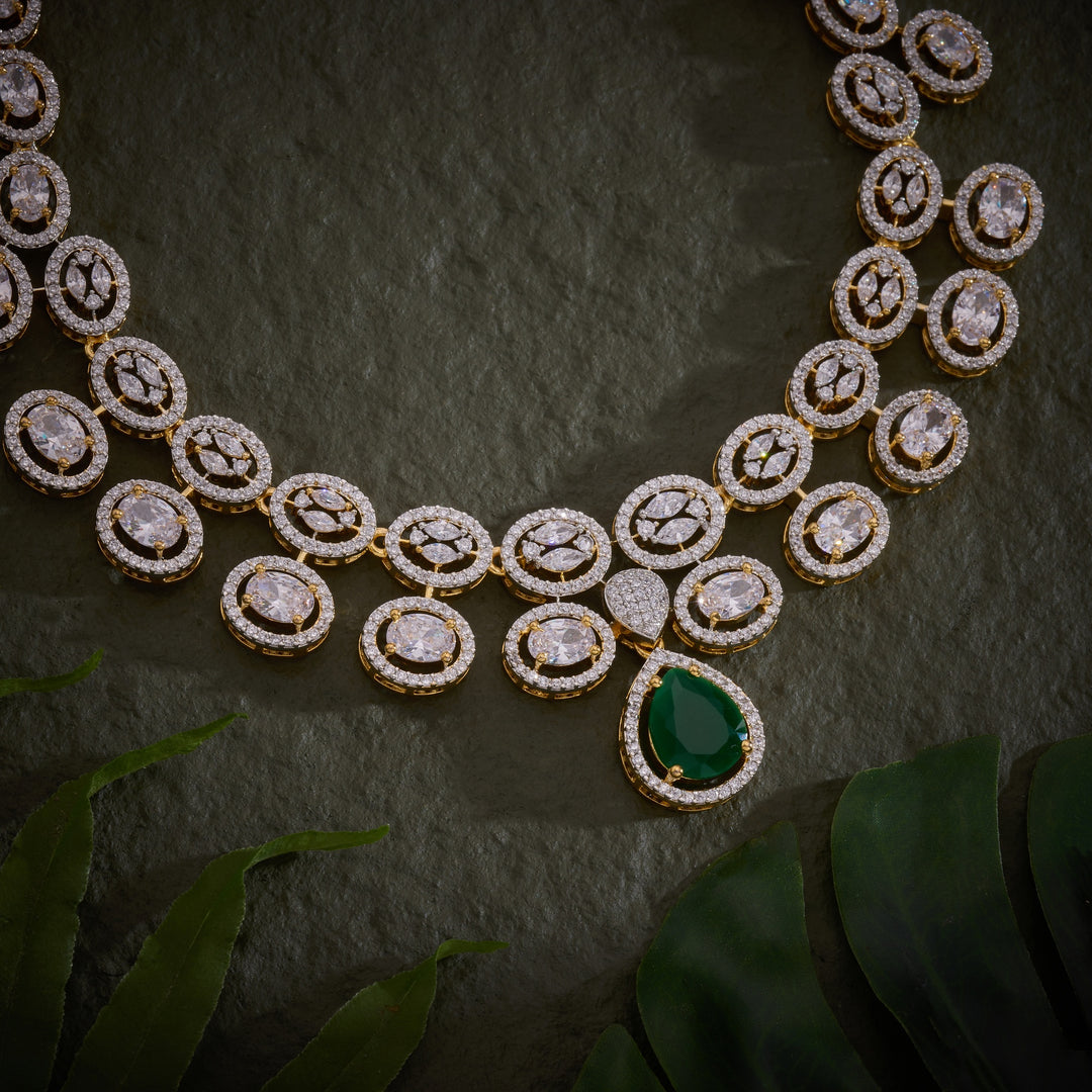 Ovarielle CZ Necklace Set