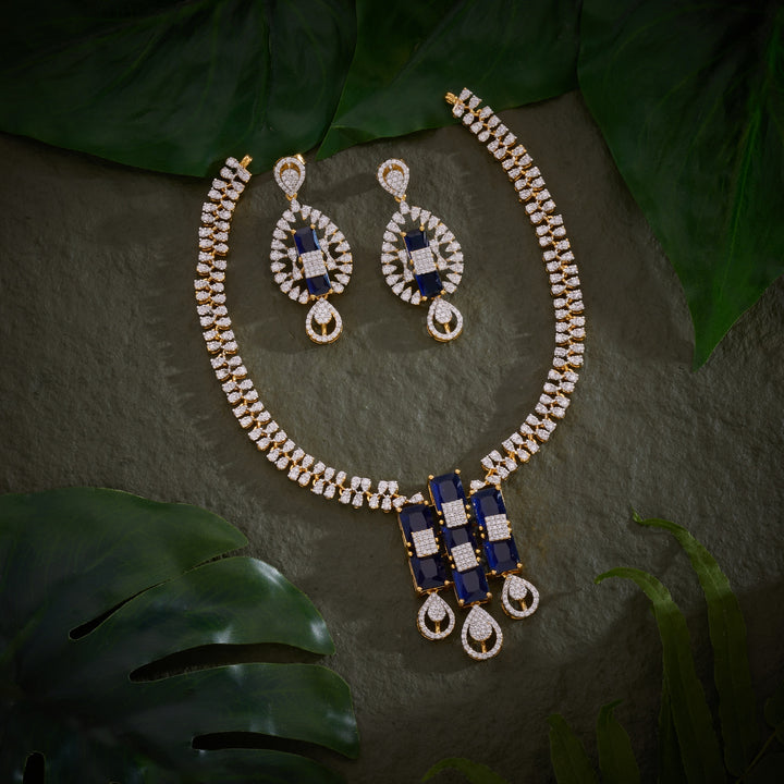 Blue Viora Necklace Set