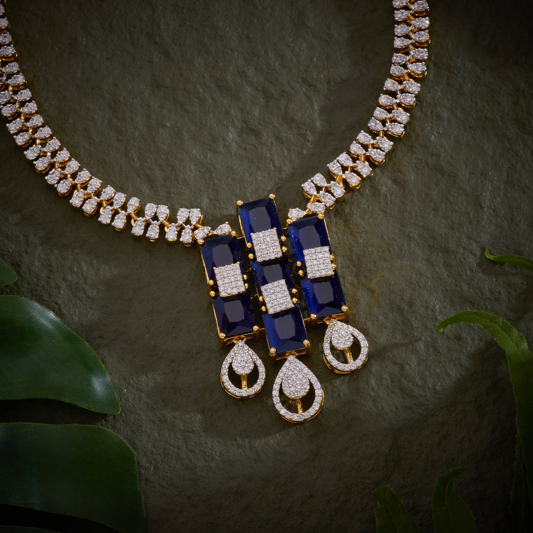 Blue Viora Necklace Set