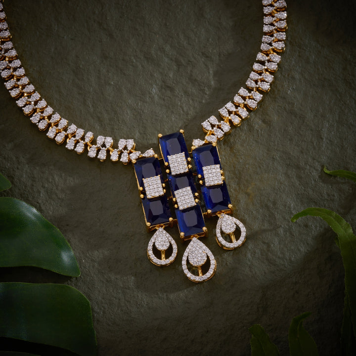 Blue Viora Necklace Set