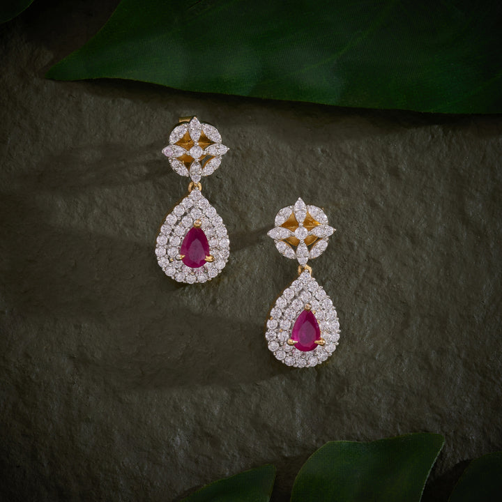 Ruby Pearline Necklace Set