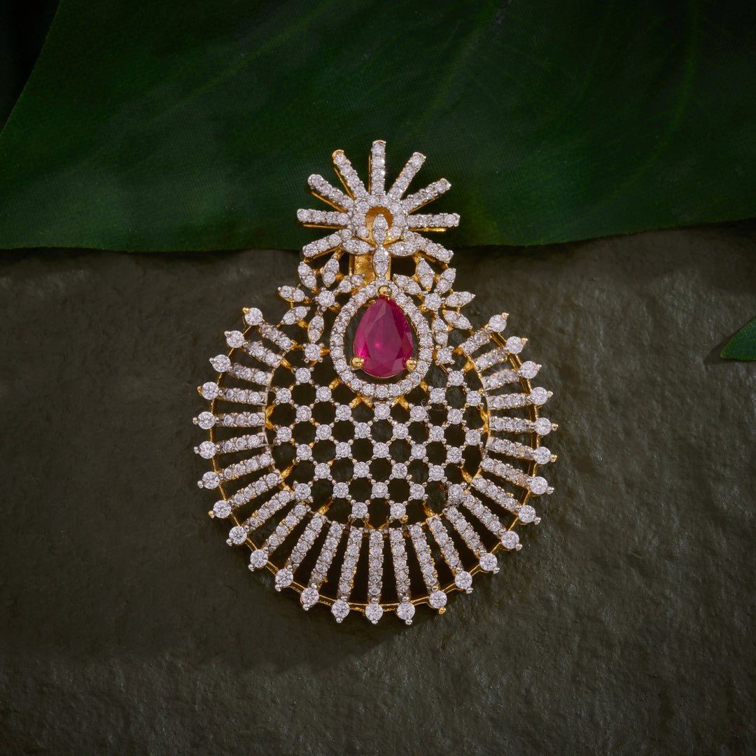 Rubivine Pear Pendant Set