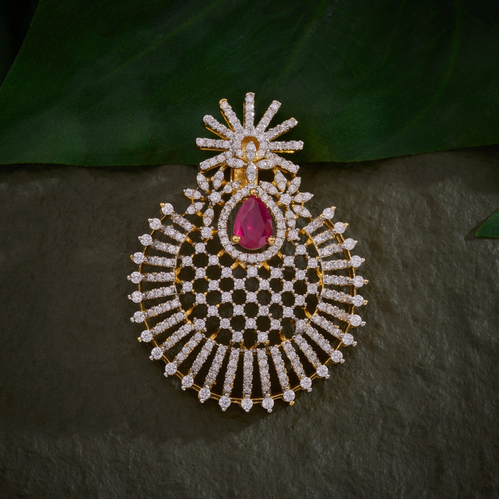 Rubivine Pear Pendant Set