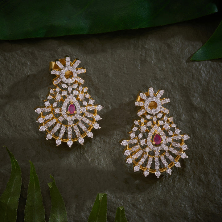 Rubivine Pear Pendant Set