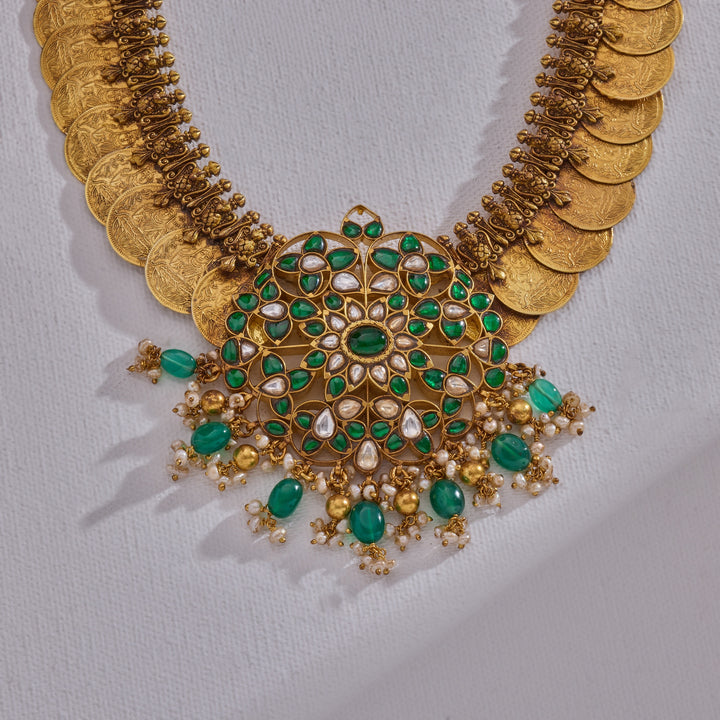 Mahalakshmi Motif Necklace