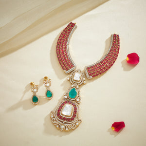 Chaturkusum Victorian Necklace set