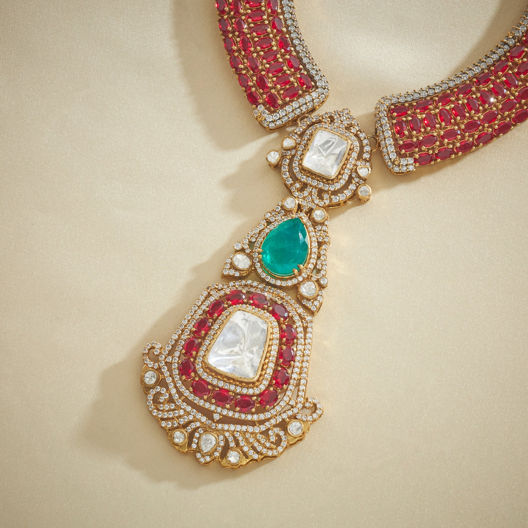 Chaturkusum Victorian Necklace set