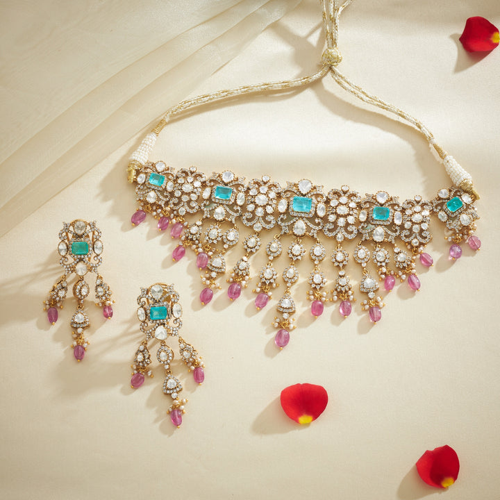 Mint Luxe Victorian Choker Set