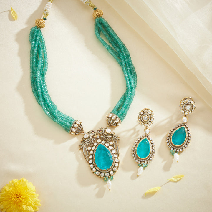 Victorian Parrot Necklace Set