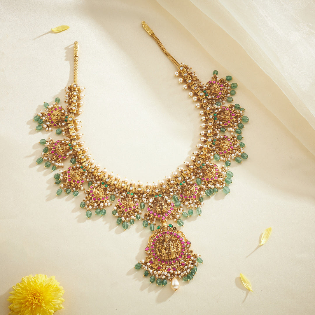 Lakshmipriya Temple Necklace