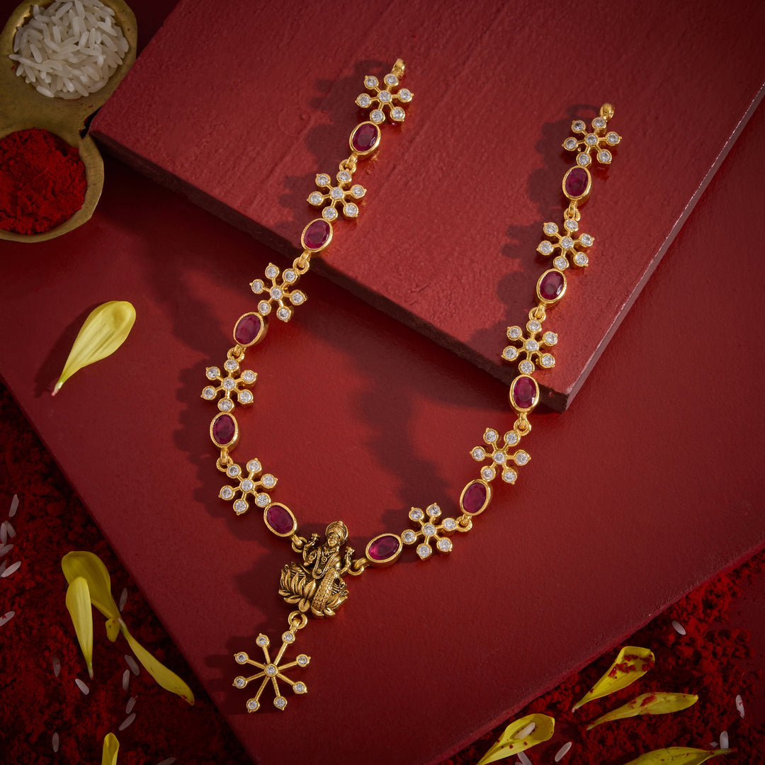 Pushp-Tejas Temple Necklace