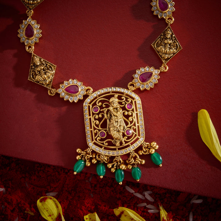 Krishna Temple Necklace
