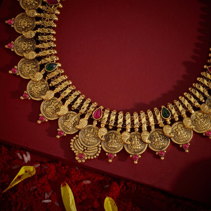 Devika Temple Kaasu Necklace