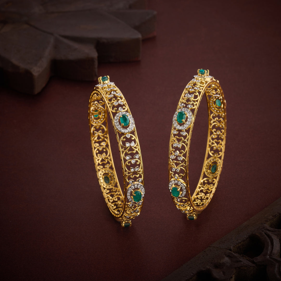 Oval-Pannara CZ Bangles