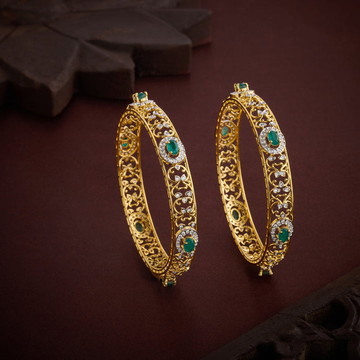 Oval-Pannara CZ Bangles