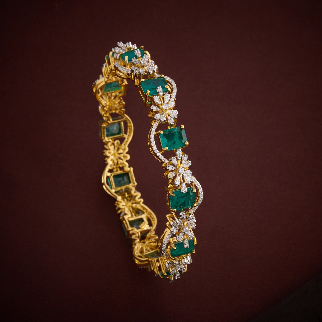 Recta-Flora CZ Bangles