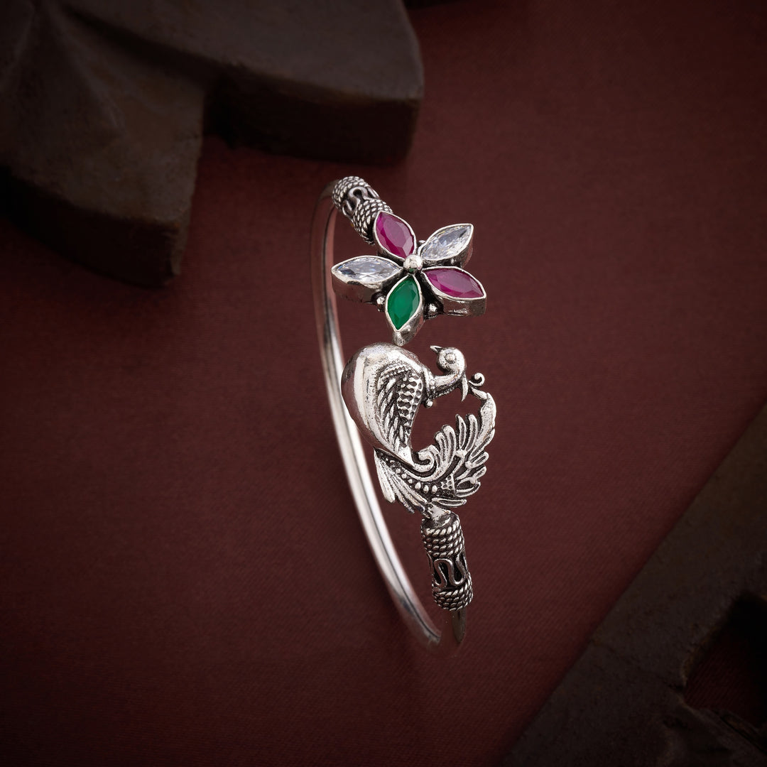 Boho Mayuri Oxidised Kada