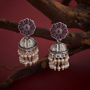 Orlina Oxidised Jhumki