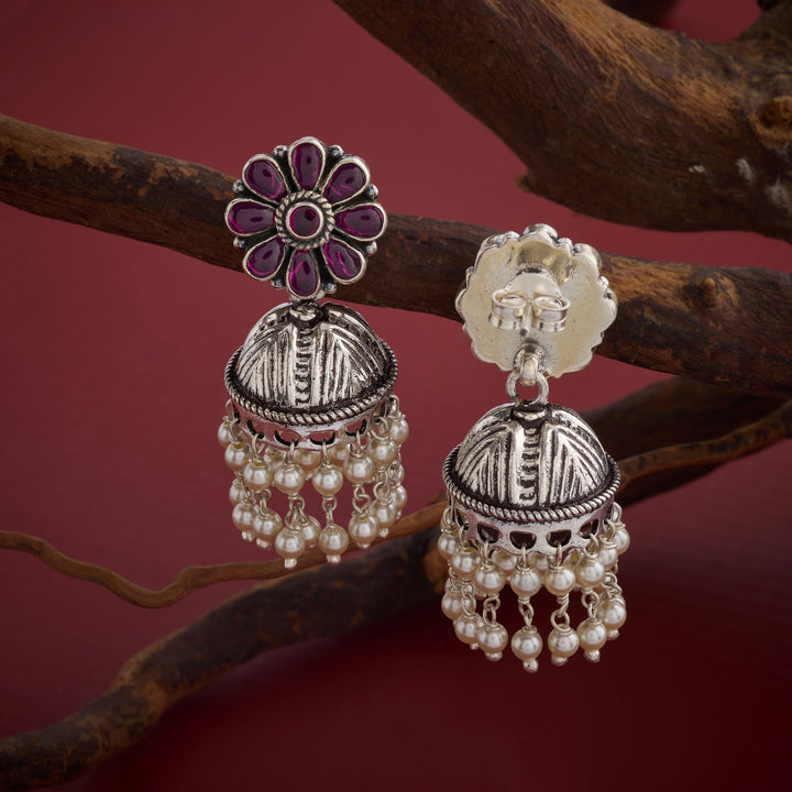 Orlina Oxidised Jhumki