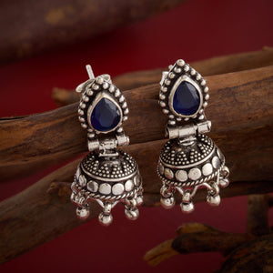 Rukhsar Oxidised Jhumki