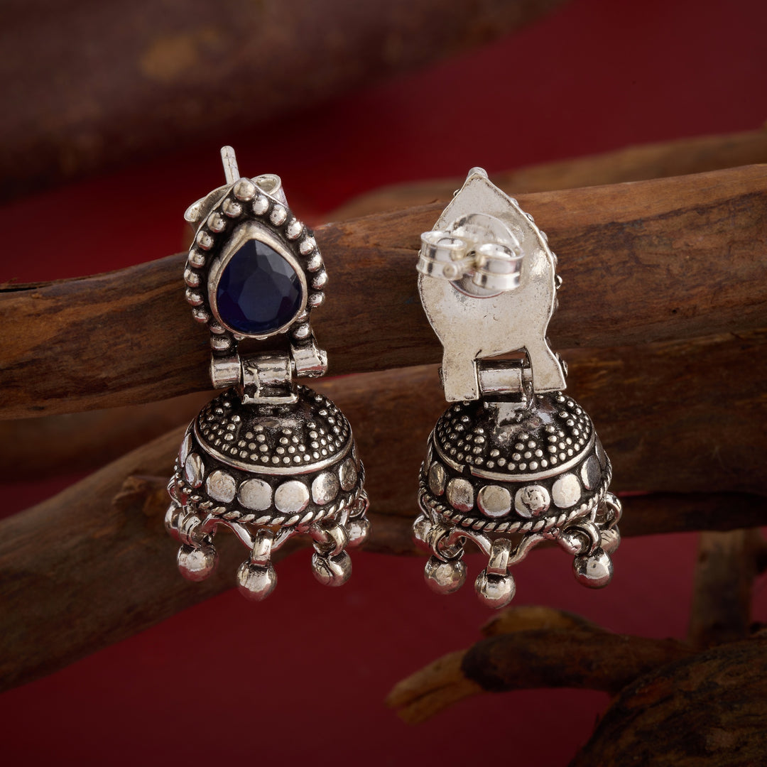 Rukhsar Oxidised Jhumki