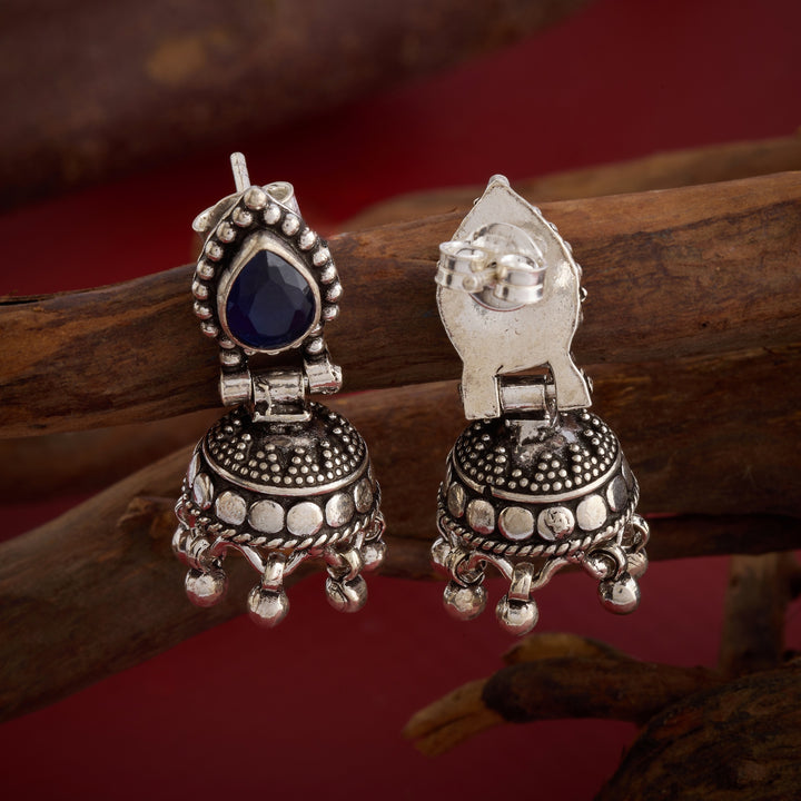 Rukhsar Oxidised Jhumki