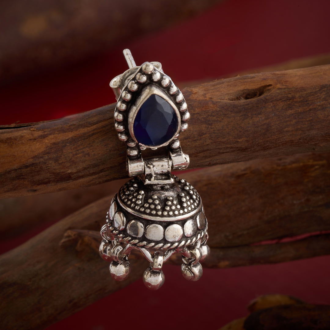 Rukhsar Oxidised Jhumki