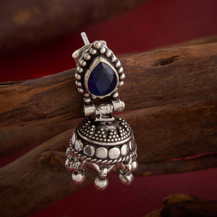 Rukhsar Oxidised Jhumki
