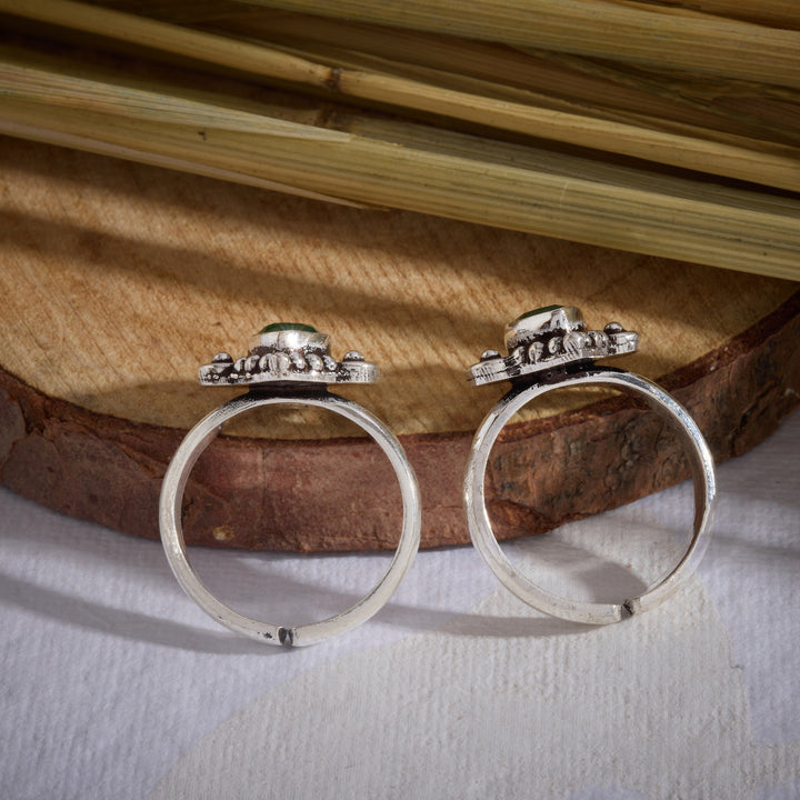 Pear-Haara Toe Ring