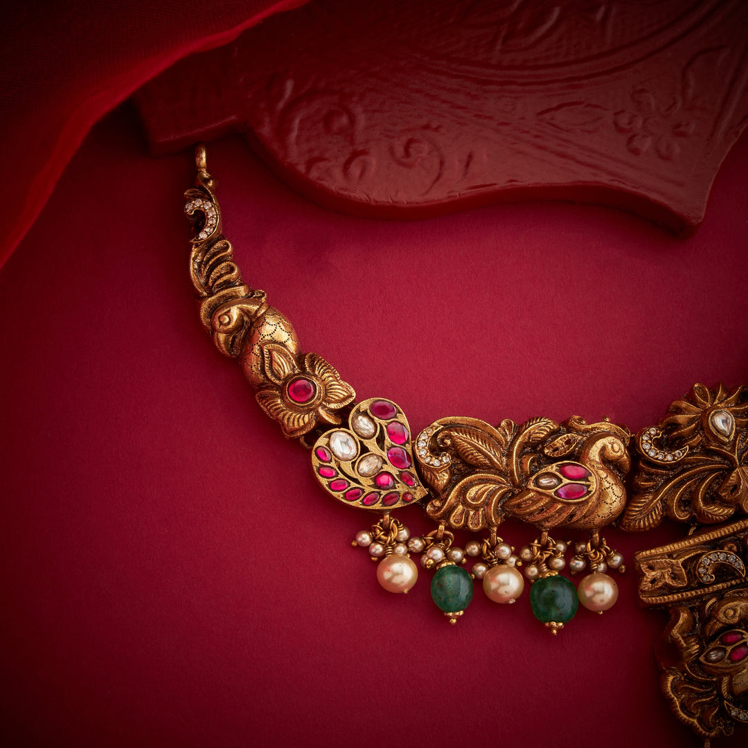 Lakshmi Mayil Necklace