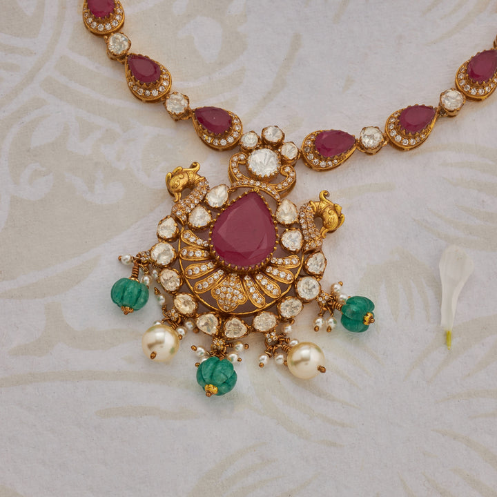 Kanakpakshi Victoria Necklace