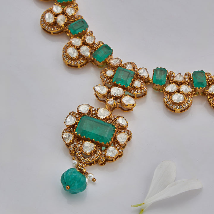 Rectanova Polki Necklace Set