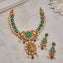 Dhanavira Gemstone Necklace Set