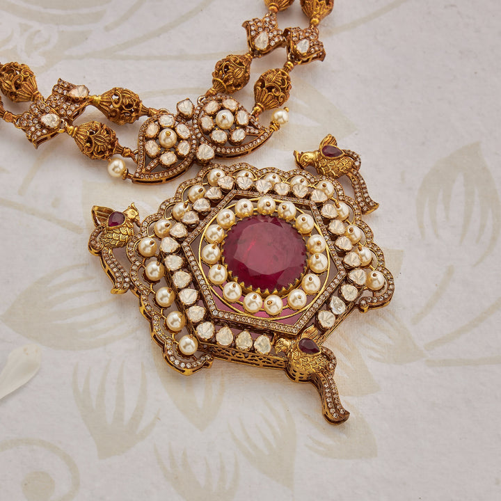 Celestigon Polki Necklace Set