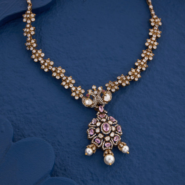 Roseate Mayura Necklace Set